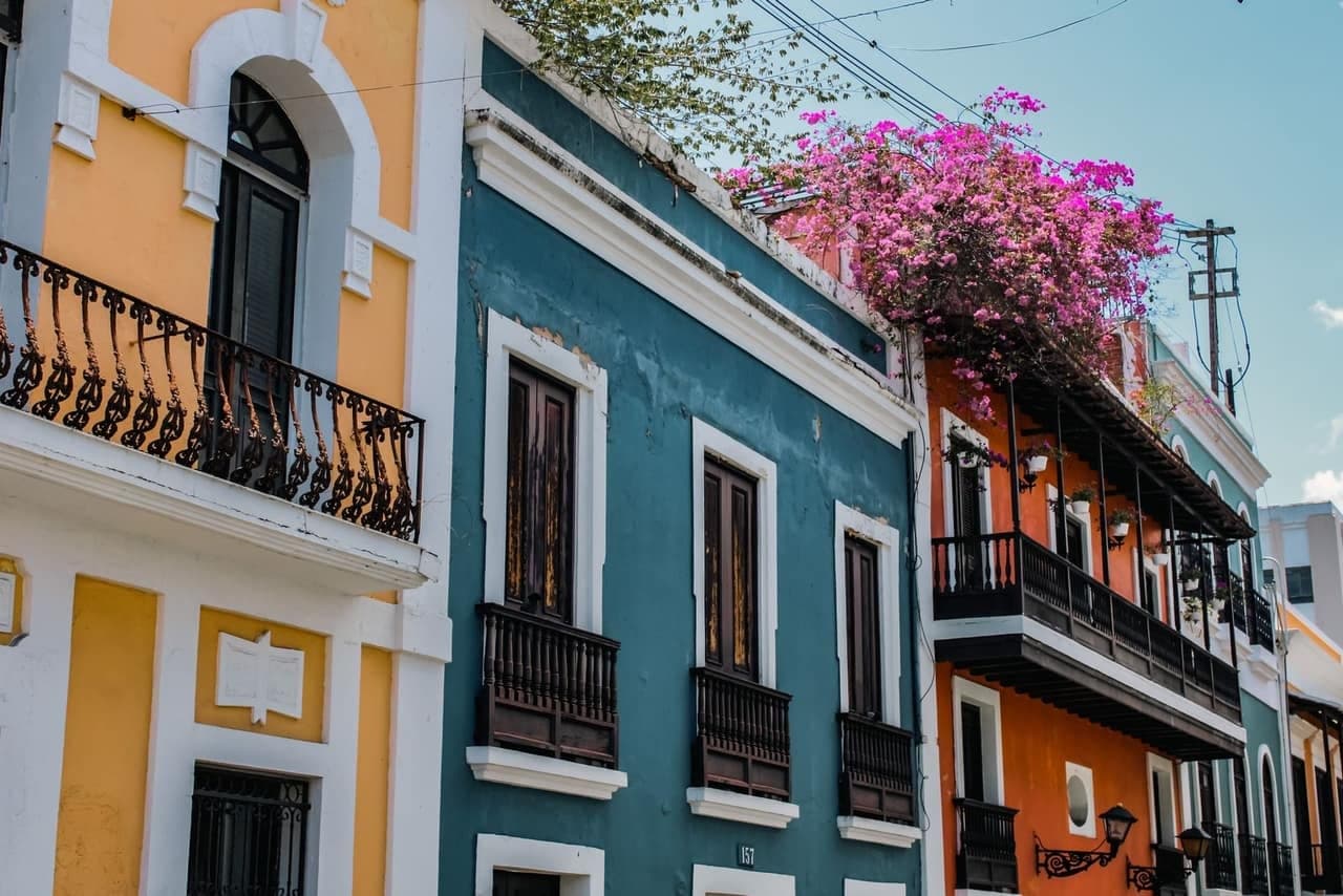 Casa colonial restaurada en el Viejo San Juan
